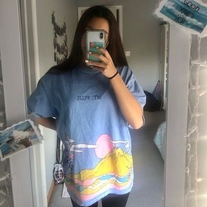 Urban Outfitters Oversized Mt Fuji Tshirt